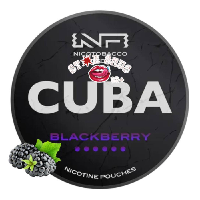 Снюс Cuba Black Blackberry Купити в Україні (Смак Чорника)